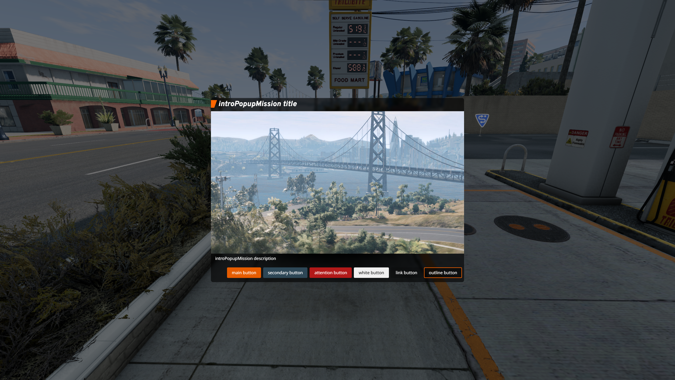 The introPopupMission snippet displayed in BeamNG.drive